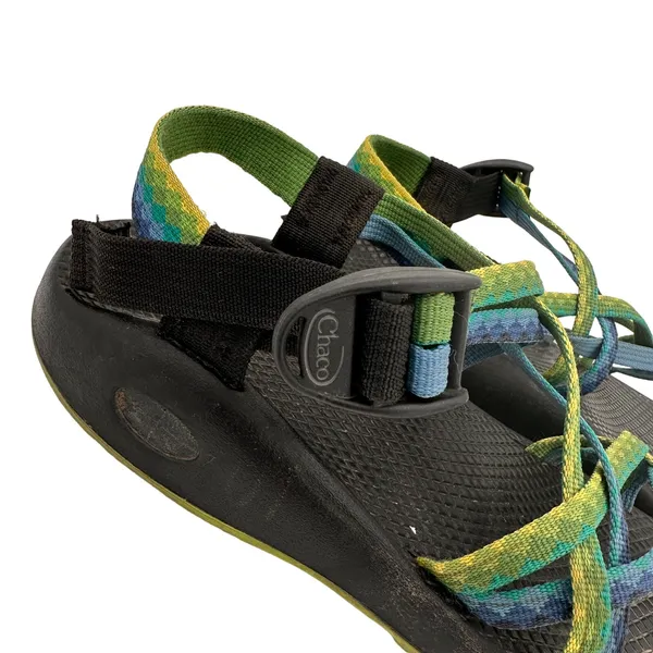 Chaco ZX2 Women's Green & Blue Sports Sandals Size 9 - Image 9
