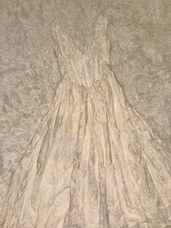NEW House of CB Emmelina Embroidered Corset Bodice Cocktail Dress Sz S - Image 6