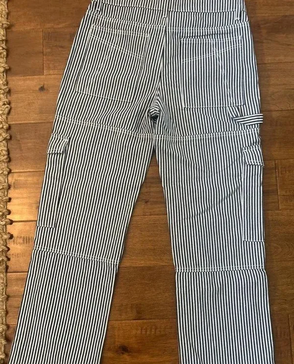 Edikted striped cargo pants - Image 2