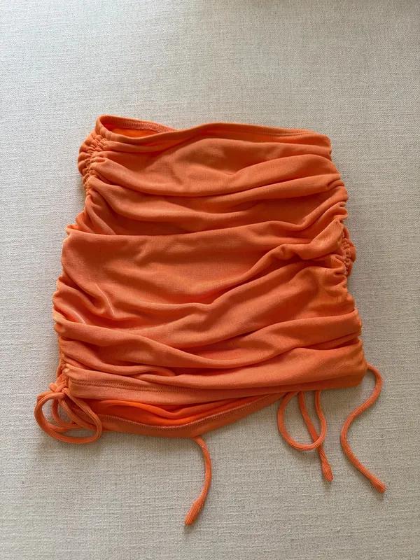 Princess Polly Mini Skirt Orange - Image 2