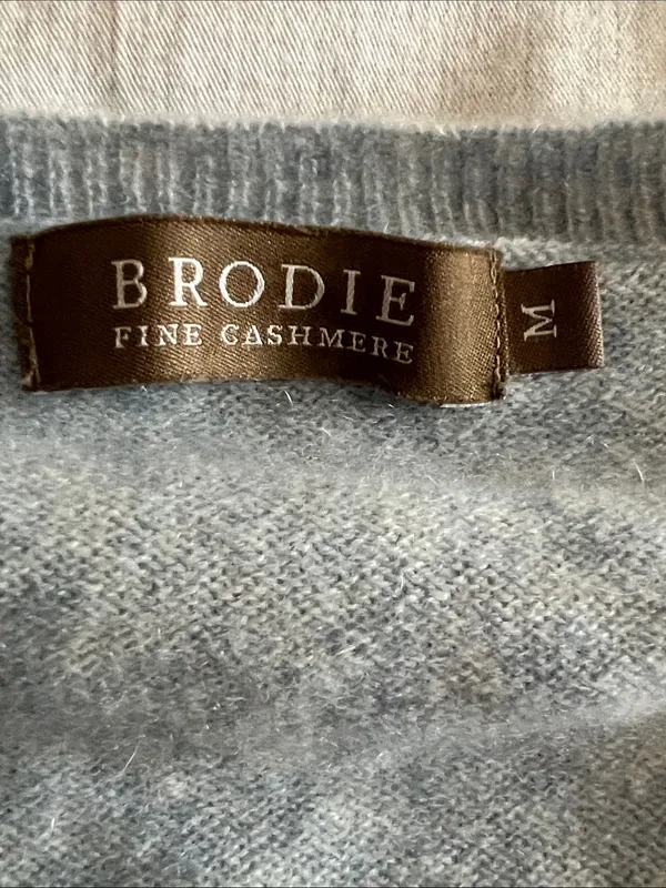 Brodie‎ 100% Cashmere Star Rainbow Sweater Size Medium Crewneck - Image 5