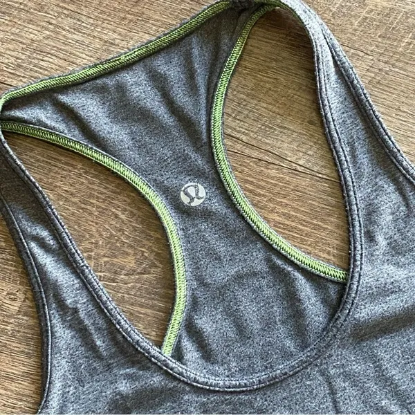 Lululemon Cool Racer Back Tank Top CRB Heather Gray 6 - Image 4