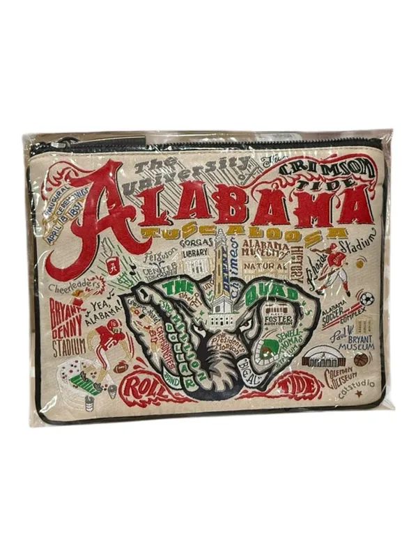 Catstudio Collegiate Alabama Crimson Tide Zipper Pouch Travel Bag BRAND NEW - Image 4