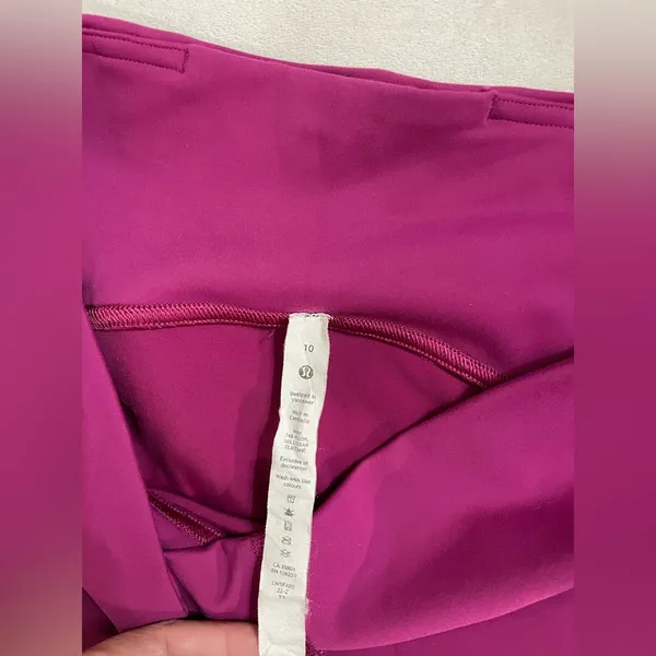 Lululemon InStill High Rise 25” Tights Leggings Magenta Purple Size 10 - Image 8