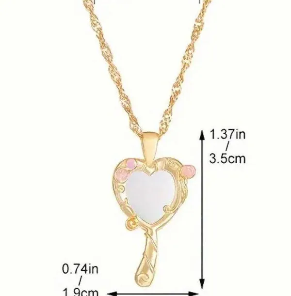 18K Gold Plated Pendant Necklace - Image 5