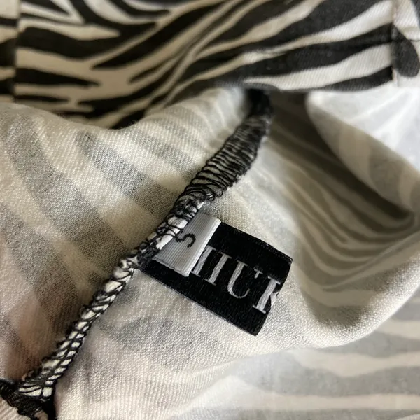 Zebra Print Sleeveless Dress - Image 4