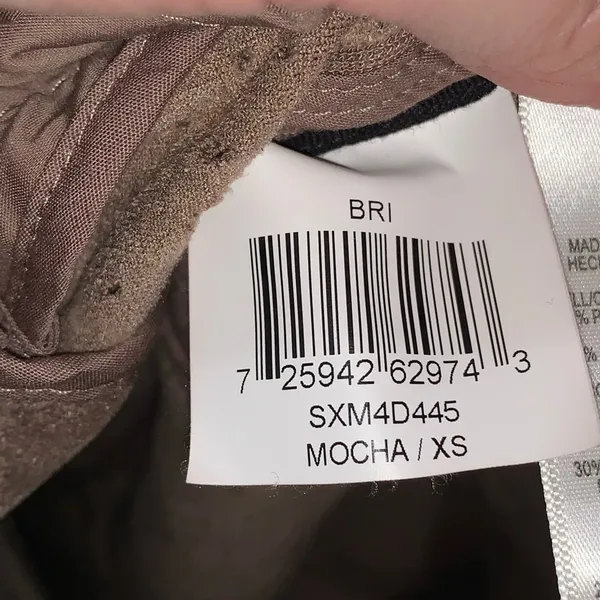 BCBGMAXAZRIA Mocha Faux Suede Zip Jacket‎ XS Asymmetrical Boho - Image 6