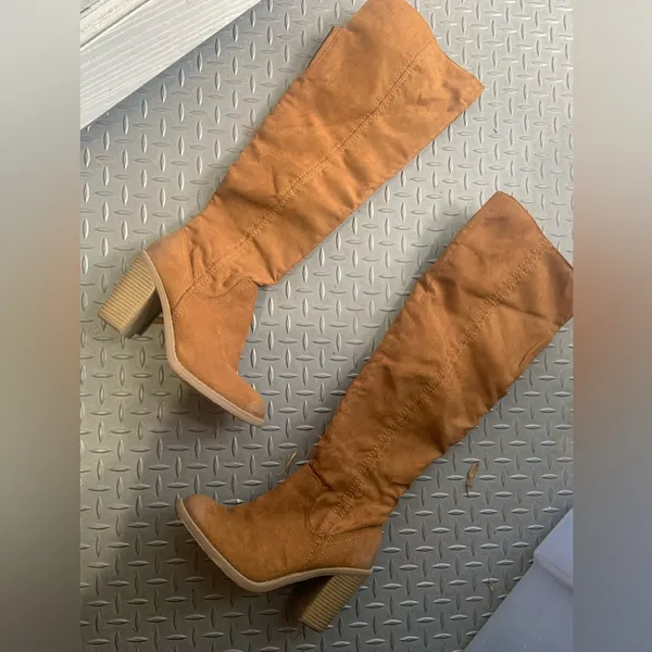 Dv Dolce Vita Brown Over The Knee Boots casual classic fall suede faux $68 - Image 3