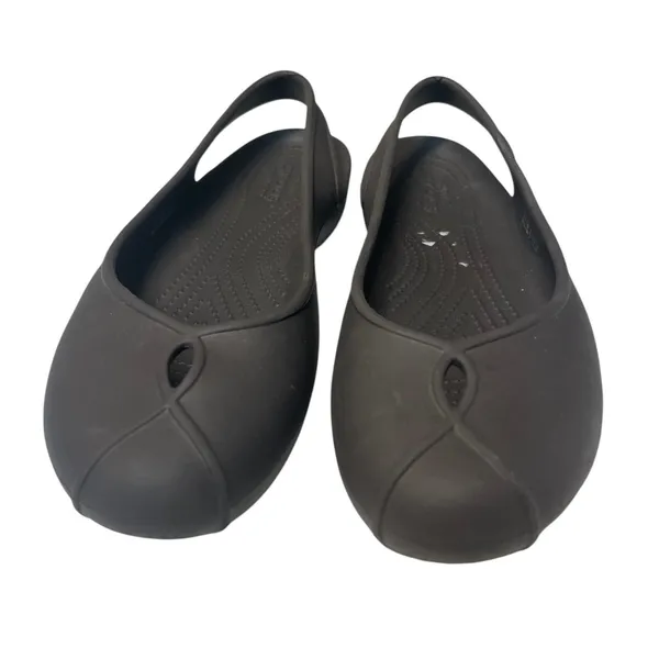 Crocs Olivia II Ballet Flats Brown Slingback Women's Size 11 - Image 3