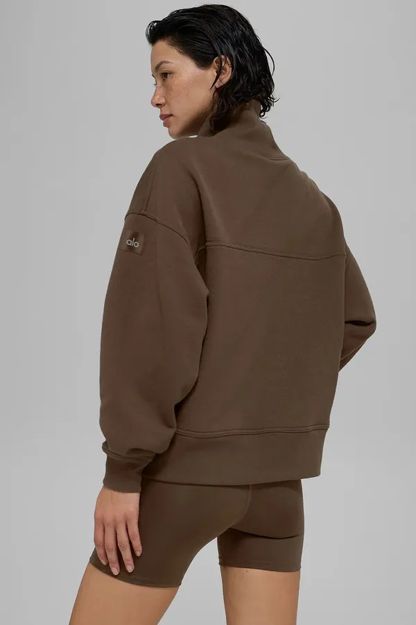 Hazy Mock Alo Yoga Neck Pullover - Image 3