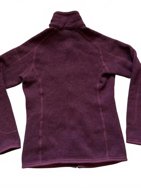 Patagonia Better Sweater 1/4 Zip Jacket Pullover Fleece Burgundy Red Women's XS - Image 2