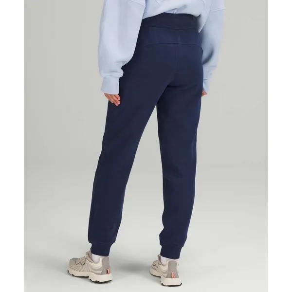 Lululemon Athletica 2 Scuba High Rise Jogger Fleece Night Sea Light Terry Cotton - Image 2