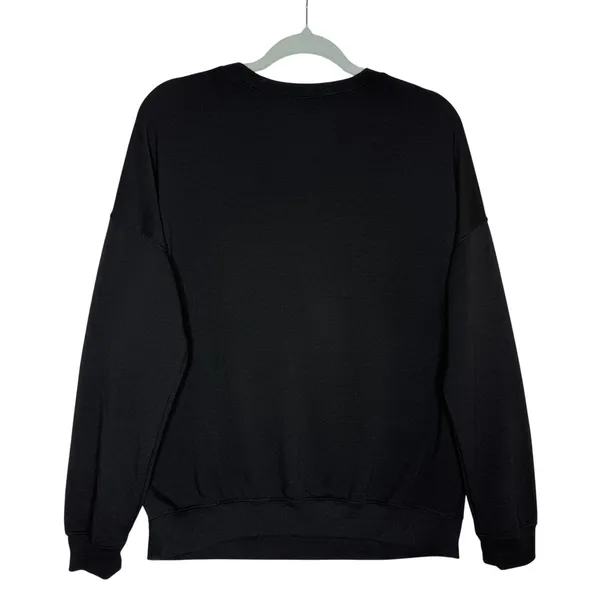Zoe + Liv Beauty In Every Shade Graphic Sweatshirt Size Medium Black Loungewear - Image 6