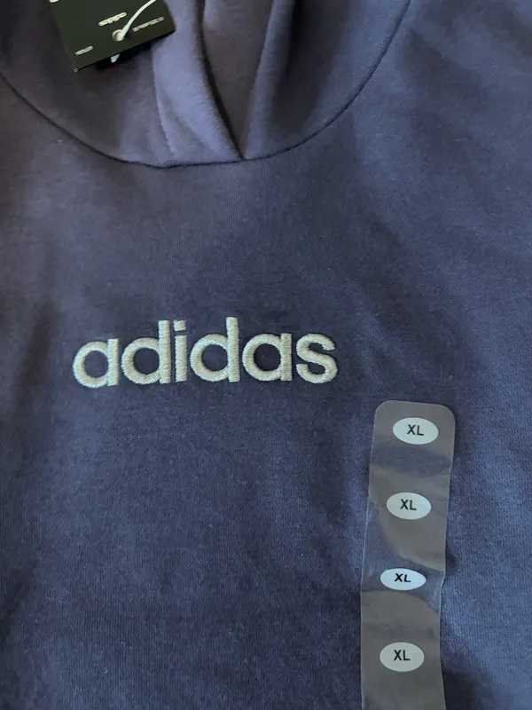 Adidas purple hoodie with logo(child XL) - Image 4