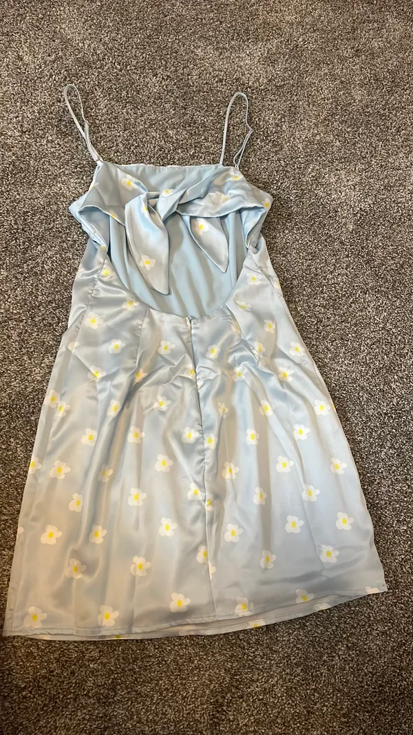 Lucy in the Sky Blue Floral Dress - Image 3