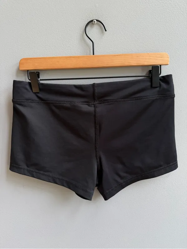 Nike Women’s Black Performance Volleyball Spandex Shorts with Swoosh Medium - Image 4