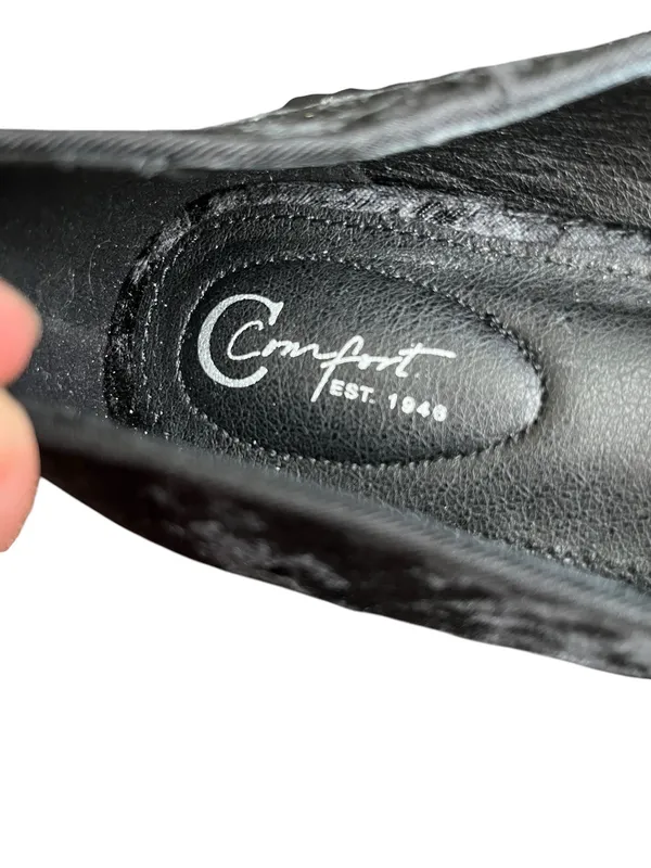 C Comfort Est 1946 Velvet Mary Jane Ballet Flats in Black - Image 13