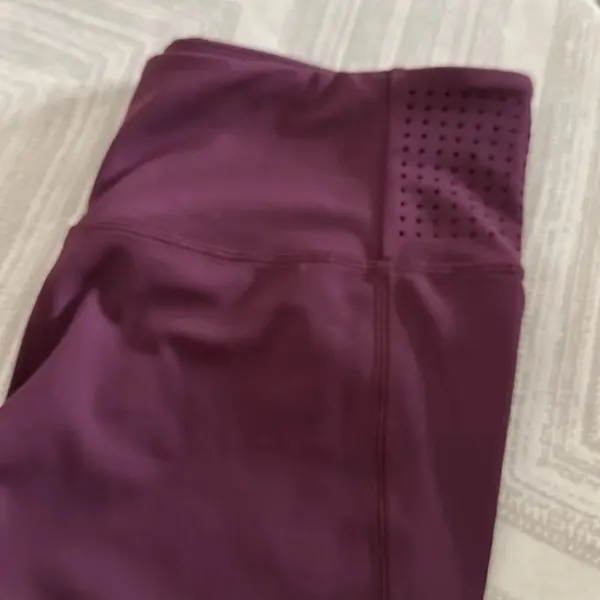 Lilybod Women’s Maroon 7/8 High Waist Leggings - Image 3