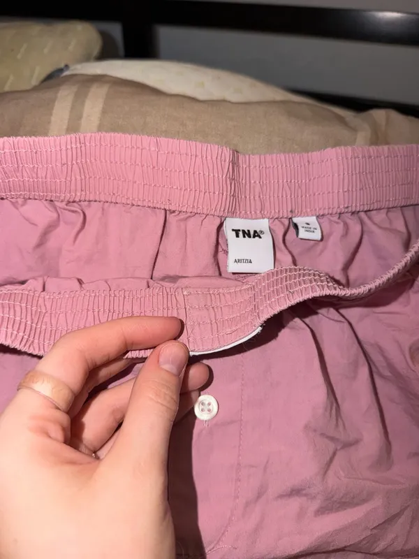 Aritzia TNA Dally Poplin Boxer Short - Image 3