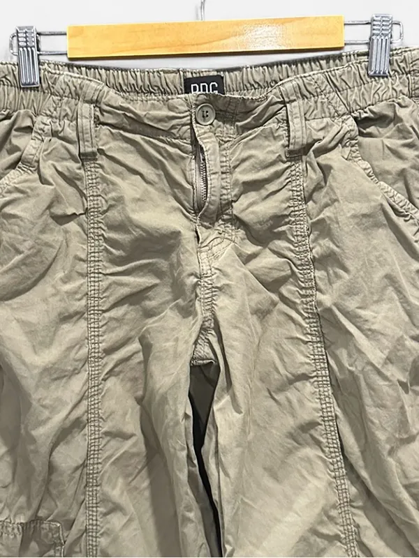 BDG Y2K Low Rise Baggy Cargo Pants Olive Khaki Size M - Image 8