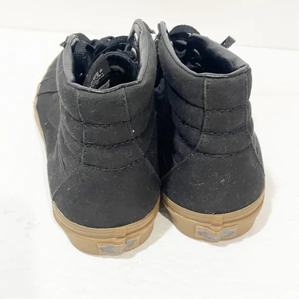 VANS Sk8 Women’s‎ Size 9.5 Reissue Canvas High Black Gum - Image 4