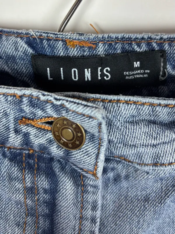 Lioness Denim Mini Jean Skirt Size Medium - Image 3