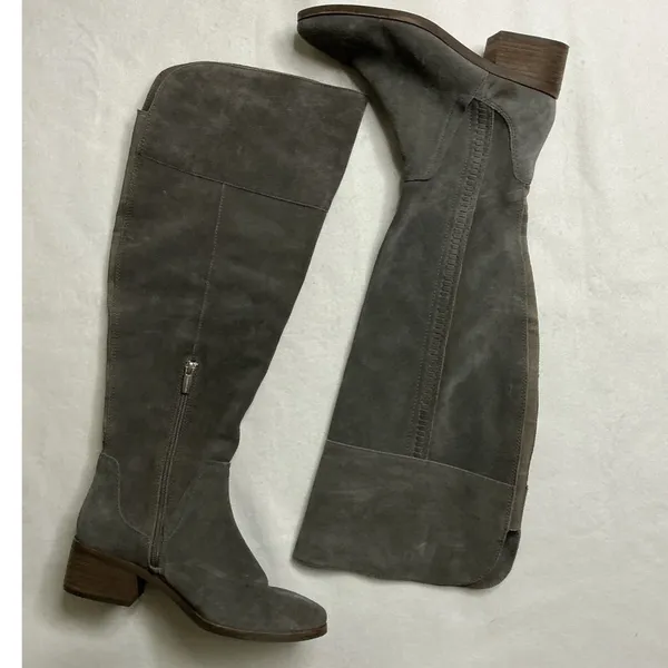 Vince Camuto Kochelda Over The Knee‎ Gray Suede Boots Women 7.5M VC-KOCHELDA2 - Image 3