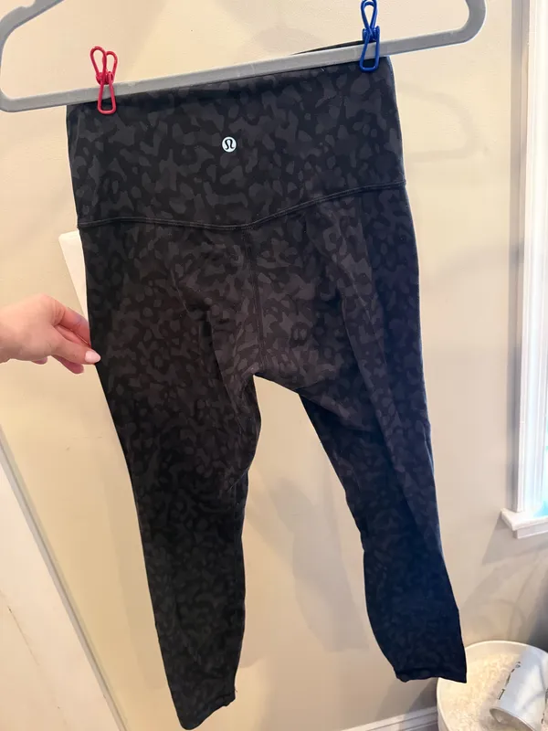 Lululemon Align Deep Coal Camo Leggings - Image 3