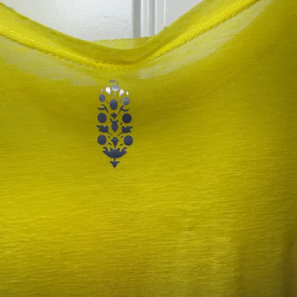 Free People Movement Small‎ Yellow Tank Top Athleisure Yoga Workout Casual - Image 11