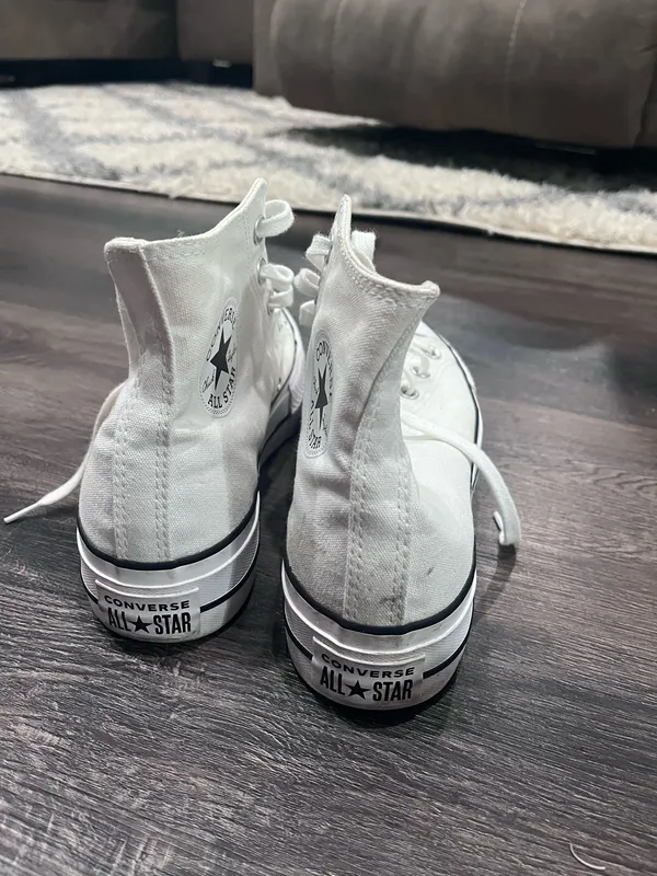 Platform Converse White High-Top Women’s - Image 4