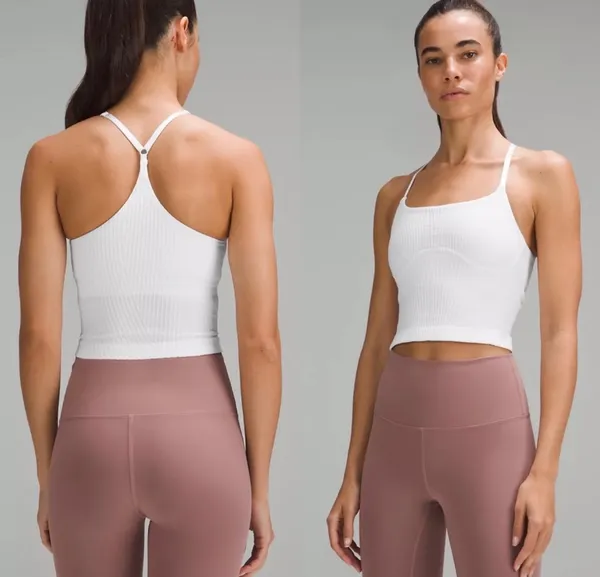 Lululemon White Tank Top - Image 2