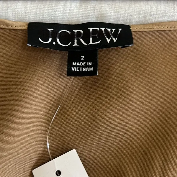 J.‎ Crew Gwyneth slip dress in luster charmeuse satin in Size 2 - Image 10