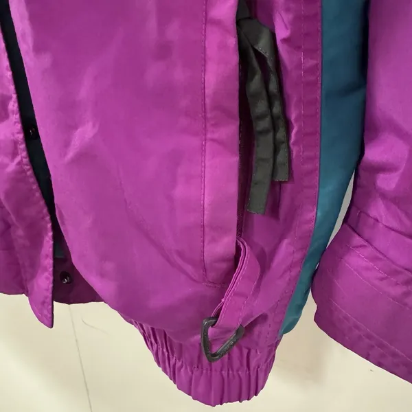 Vintage Columbia Windbreaker Jacket Medium Gorpcore 90s Bugaboo‎ Full Zip Purple - Image 14