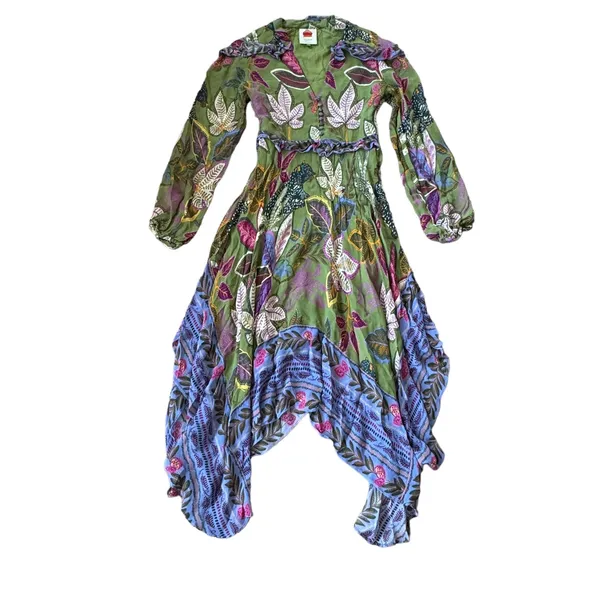 Farm Rio Tropical Floral Midi Dress - Image 3