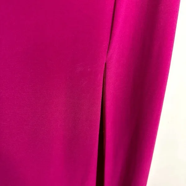 MAC DUGGAL One-Shoulder Jersey Body-Con Gown in Candy Pink Size US 4 - Image 7