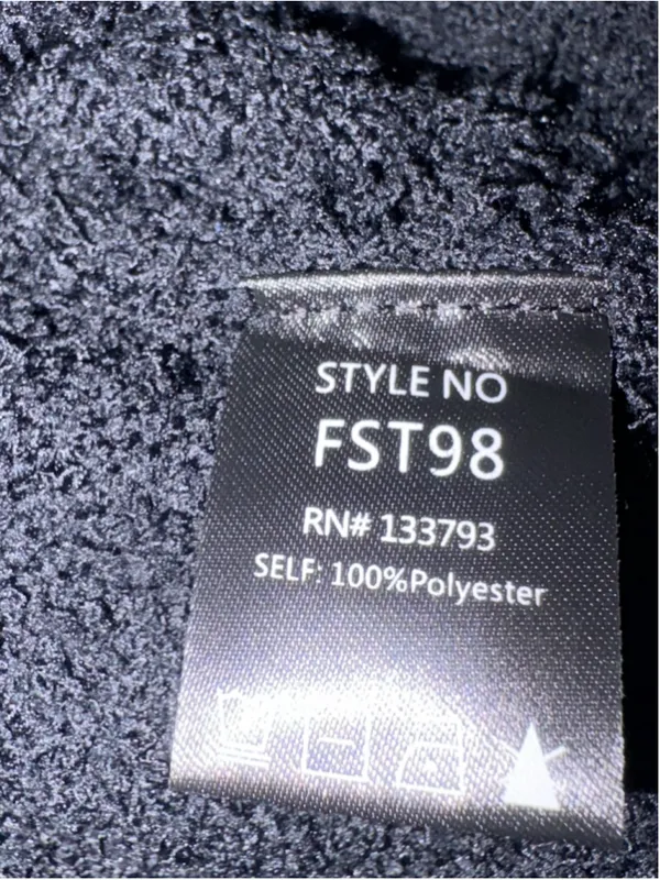 POL Cozy Flutter Sleeve Cropped Top, Size M Black - Image 4