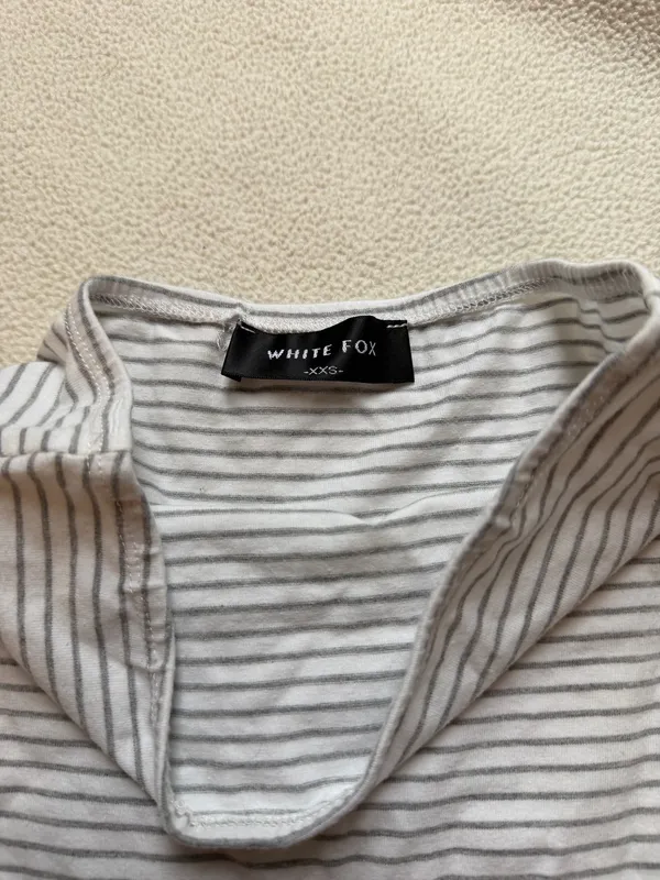 White Fox Boutique Striped Tube Top Shorts Set - Image 3