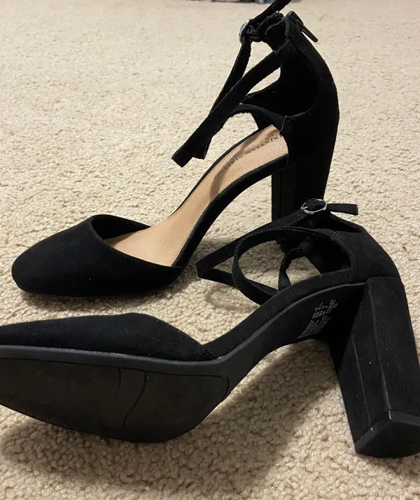 Christian Siriano Black High Heels - Image 2