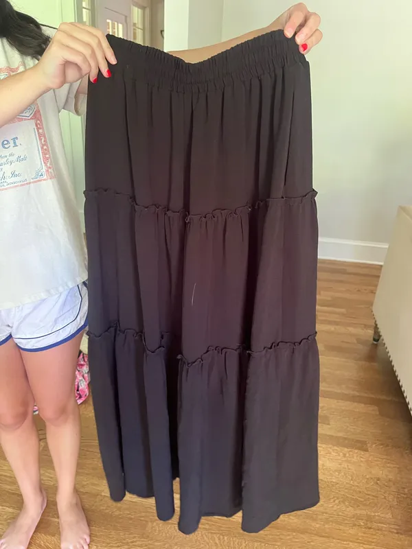 Lepuno Maxi Skirt Black Size XS - Image 2