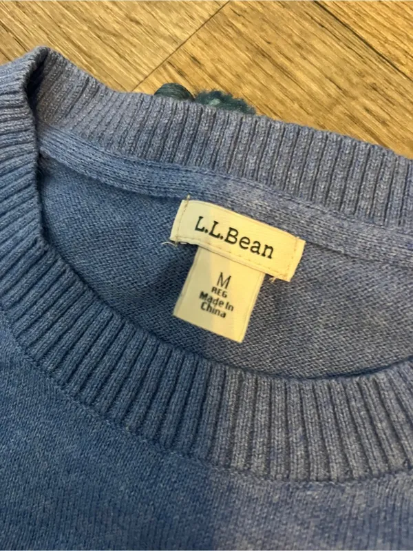 Ll bean blue sweater size M Size M - Image 7