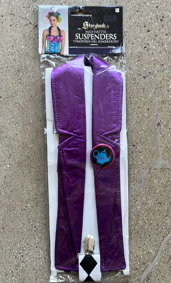 Mad Hatter Corset/Suspenders Set - Image 4