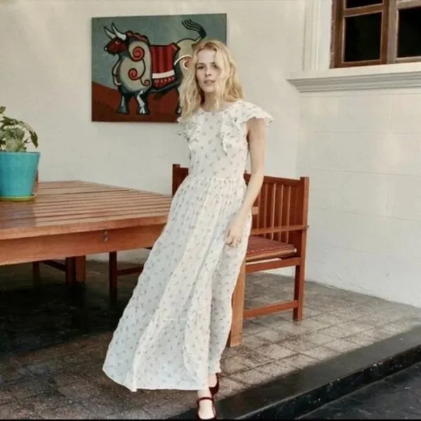 💕DOEN💕 Flora Dress ~ Salt Small White - Image 11