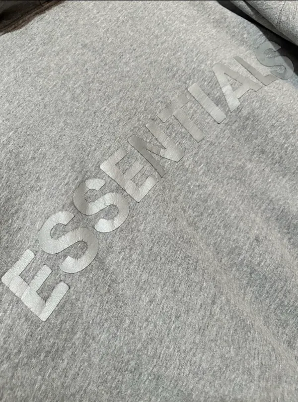 Fear of God Essentials Reflective Logo Hoodie - Image 3