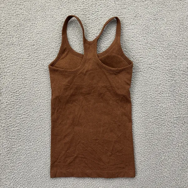 Lululemon Ebb To Street Tank Top Roasted Brown Athletic Athleisure Yoga Women 4 - Image 2
