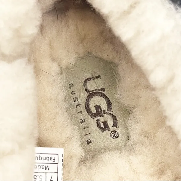 UGG AUSTRALIA Ansley Black Waterproof Water Resistant Suede Lined Slippers 7 - Image 2