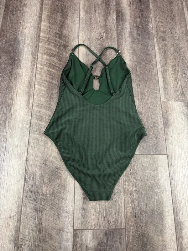 Aerie Olive Ribbed One Piece Swimsuit - Image 6