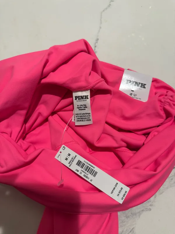 Victoria's Secret PINK Relay Ruched Foldover Flare Leggings - Image 8