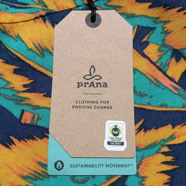 Prana Epicanopy Dress in Tropic Panama Palms Halter Size SMALL NEW - Image 12