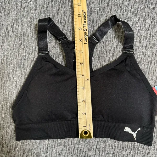 Puma Women’s Black Sports Bra - Image 11