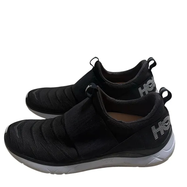 Hoka One One Hupana Slip-On Sneakers Women's Size 9 Black Shoes Walking Comfy - Image 3